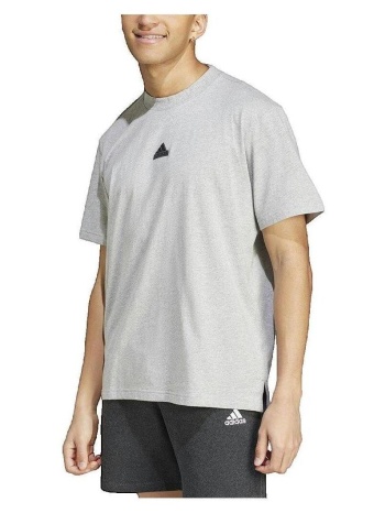 t-shirt με κοντά μανίκια adidas t-shirt ample gris |