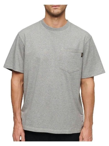 t-shirt με κοντά μανίκια superdry t-shirt contrast stitch