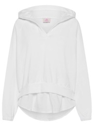 t-shirt με κουκούλα deha parachute trim hoodie |