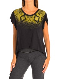 t-shirt με κοντά μανίκια zumba z1t00570-negro |