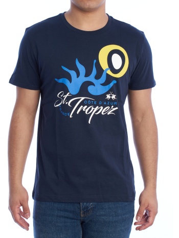 t-shirt με κοντά μανίκια la martina ymr317-js395-07017 |