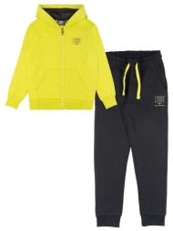 σετ από φόρμες leone 1947 boy tracksuits full zip neon |