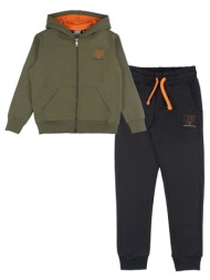 σετ από φόρμες leone 1947 boy tracksuits full zip neon |