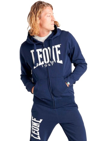 t-shirt με κουκούλα leone 1947 man fleece hoody zipped | σε προσφορά