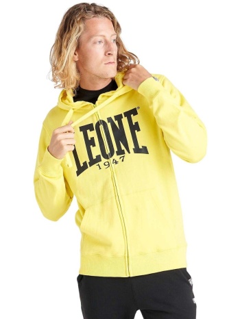 t-shirt με κουκούλα leone 1947 man fleece hoody zipped | σε προσφορά