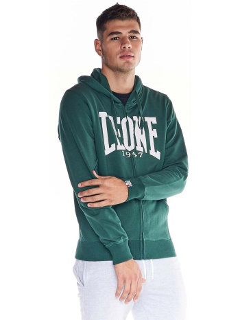 t-shirt με κουκούλα leone 1947 man fleece hoody zipped | σε προσφορά