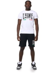 t-shirt με κοντά μανίκια leone 1947 man set + bermuda vintage logo |