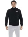 ζακέτα leone 1947 man high collar full zip small logo |