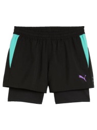 shorts & βερμούδες puma shorts padel 2-en-1 confort respirant |