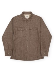 μπλουζάκια otherwise onyx overshirt - brown |