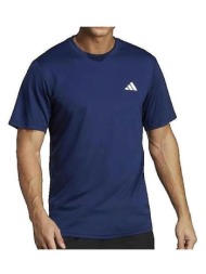 t-shirt με κοντά μανίκια adidas t-shirt train essentials bleu pour homme |
