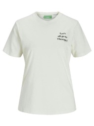 t-shirt με κοντά μανίκια jack & jones t-shirt jjxx naomi beige |