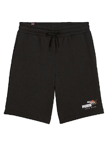 shorts & βερμούδες puma short ess+ love wins |