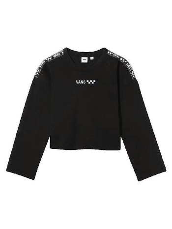 αθλητικό t-shirt vans sweat-shirt striper crew noir |