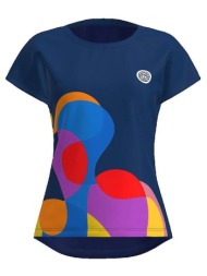 t-shirt με κοντά μανίκια bidi badu t-shirt bidi badu twiggy capsleeve bleu foncé |