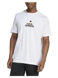 t-shirt με κοντά μανίκια adidas t-shirt house of tiro nations blanc |