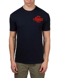 t-shirt με κοντά μανίκια superdry t-shirt superstate athletic bleu marine |