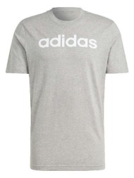 t-shirt με κοντά μανίκια adidas t-shirt essentials avec logo brodé - gris |
