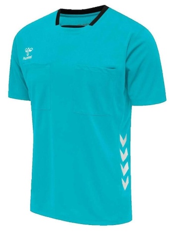 t-shirt με κοντά μανίκια hummel t-shirt hmlreferee chevron