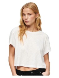 t-shirt με κοντά μανίκια superdry t-shirt slouchy cropped |