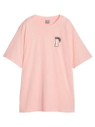 t-shirt με κοντά μανίκια puma t-shirt squad rose |