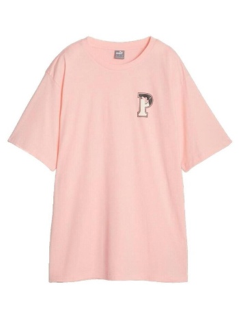 t-shirt με κοντά μανίκια puma t-shirt squad rose |
