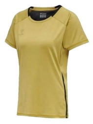 t-shirt με κοντά μανίκια hummel t-shirt cima xk jaune |