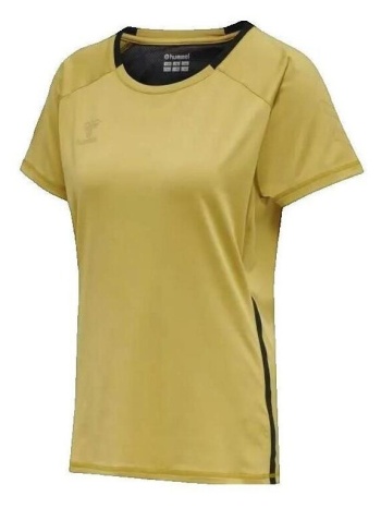 t-shirt με κοντά μανίκια hummel t-shirt cima xk jaune |