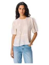μπλούζα object top zelma - white sand |