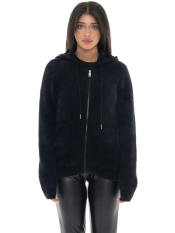 t-shirt με κουκούλα leone 1947 woman hoody full zip knitted σε προσφορά