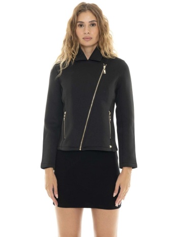 σακάκια leone 1947 woman neoprene jackets gold studs | σε προσφορά