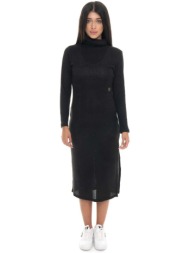 μίντι φορέματα leone 1947 woman rib dress gold studs |