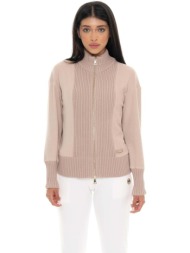 ζακέτα leone 1947 woman full zip high collar warm touch |