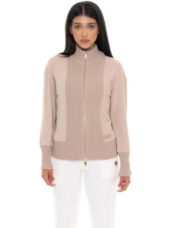 ζακέτα leone 1947 woman full zip high collar warm touch | σε προσφορά
