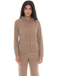 t-shirt με κουκούλα leone 1947 woman hoody rib warm touch |