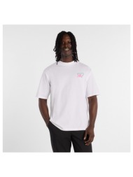 t-shirt με κοντά μανίκια new balance classic tri-logo heat map t-shirt |