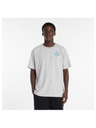 t-shirt με κοντά μανίκια new balance boston city run t-shirt |