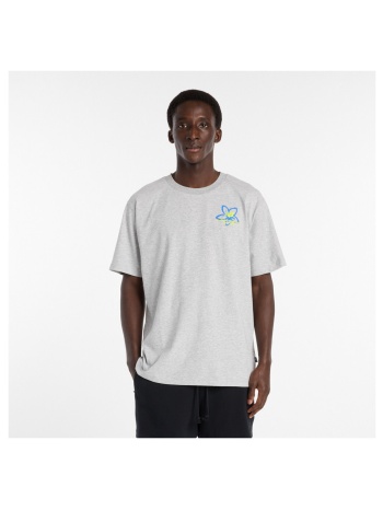 t-shirt με κοντά μανίκια new balance boston city run