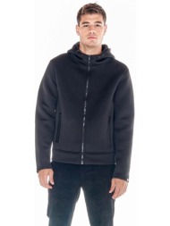 t-shirt με κουκούλα leone 1947 man hoody neoprene soft basic |