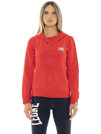 t-shirt με κουκούλα leone 1947 woman hoody full zip team σε προσφορά