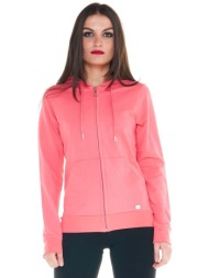 t-shirt με κουκούλα leone 1947 woman hoody full zip basic |