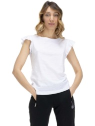 αμάνικα/t-shirts χωρίς μανίκια leone 1947 woman short sleeves earth tones |