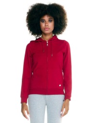 t-shirt με κουκούλα leone 1947 woman hoody full zip basic |