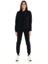 σετ από φόρμες leone 1947 woman tracksuit with diagonal zip blackout |