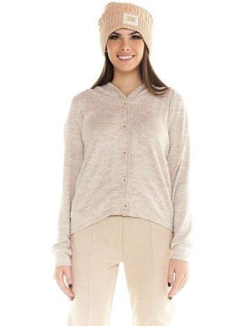 ζακέτα leone 1947 woman hoody full button chic boxing | σε προσφορά