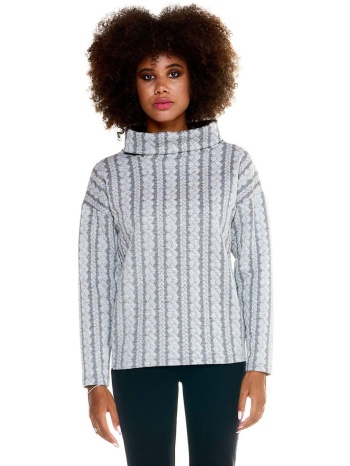 πουλόβερ leone 1947 woman corduroy over greyss | σε προσφορά