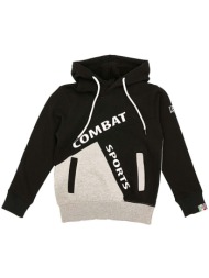 t-shirt με κουκούλα leone 1947 boy hoody diagonal basic |