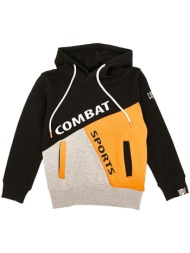t-shirt με κουκούλα leone 1947 boy hoody diagonal basic |