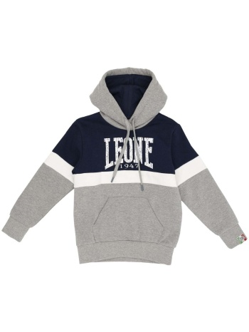 t-shirt με κουκούλα leone 1947 boy hoody grey boy | σε προσφορά