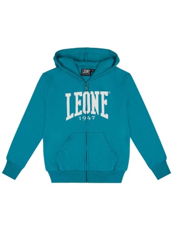 t-shirt με κουκούλα leone 1947 boy hoody full zip basic | σε προσφορά